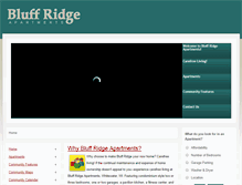 Tablet Screenshot of bluffridgewhitewater.com